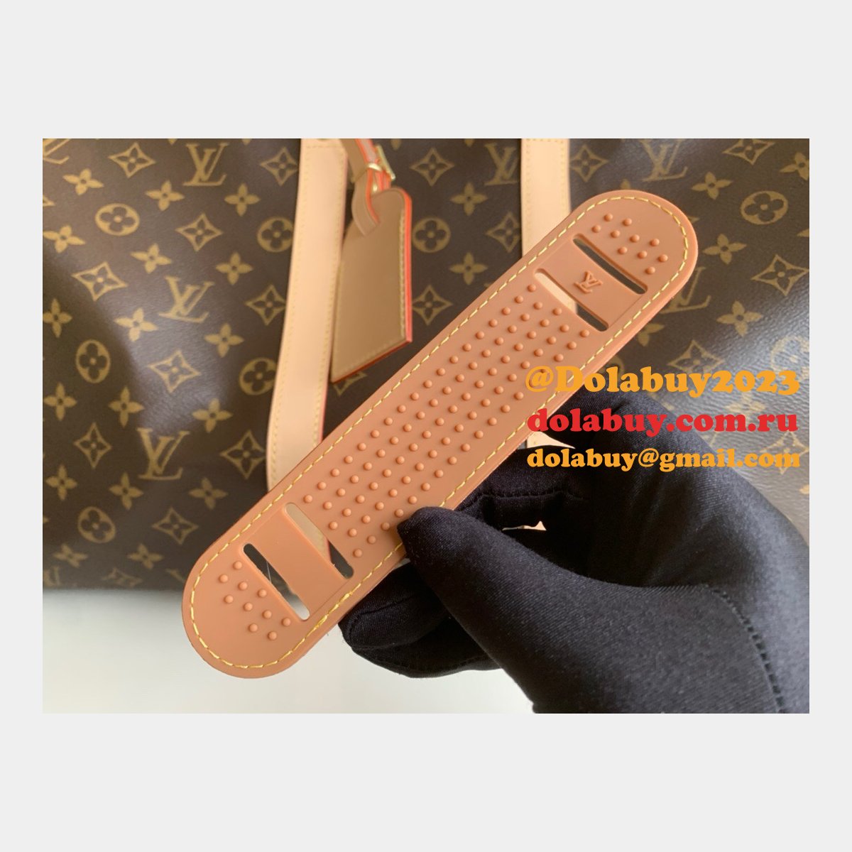 Louis Vuitton Replica 45/50/55cm Keepall Bandouliere Monogram Eclipse M41418 Canvas