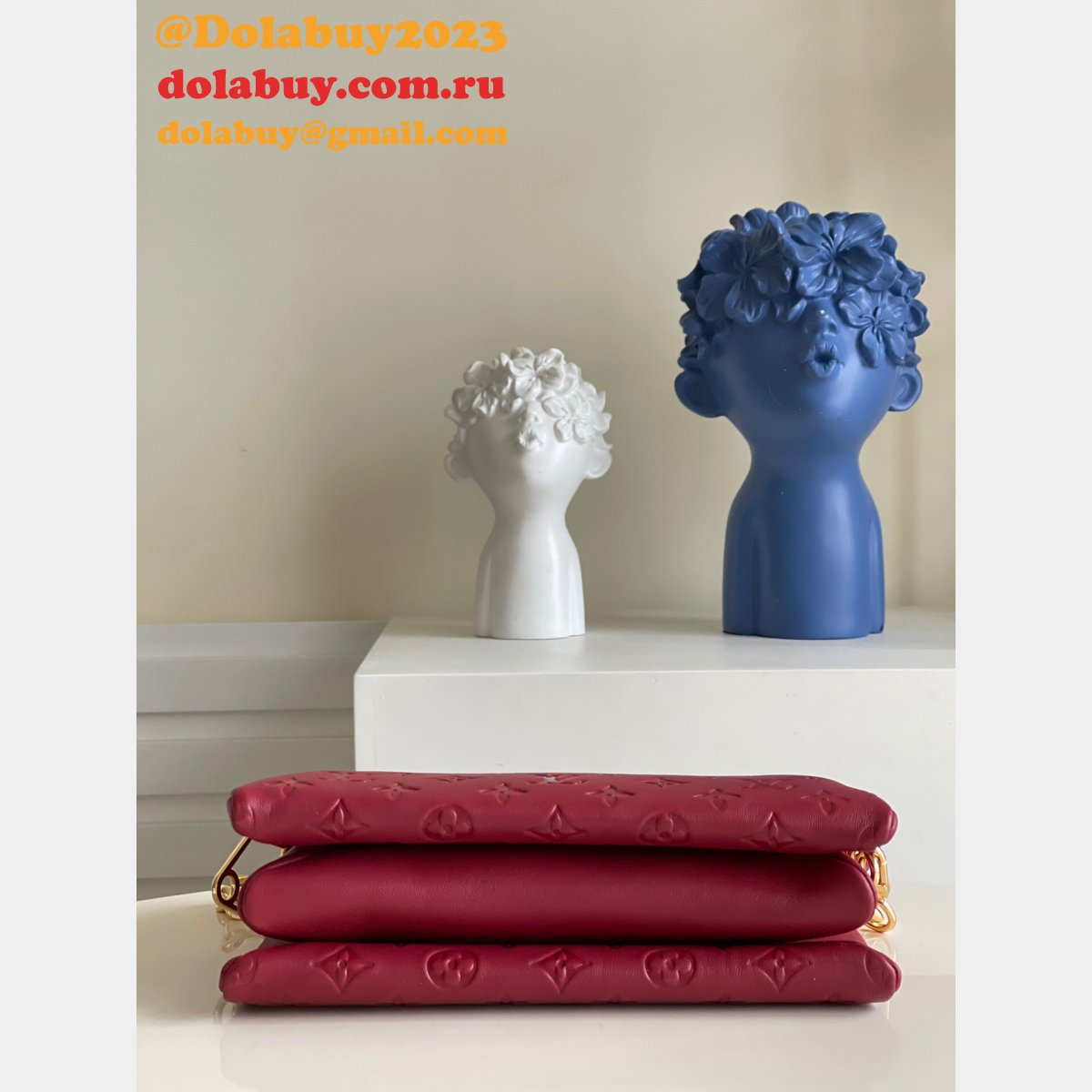 Louis Vuitton High Quality Designer Replica Coussin PM H27 Wine M59275 Bags
