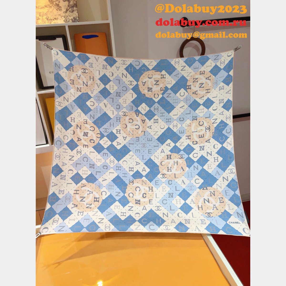 Designer Silk twill Best CHANEL