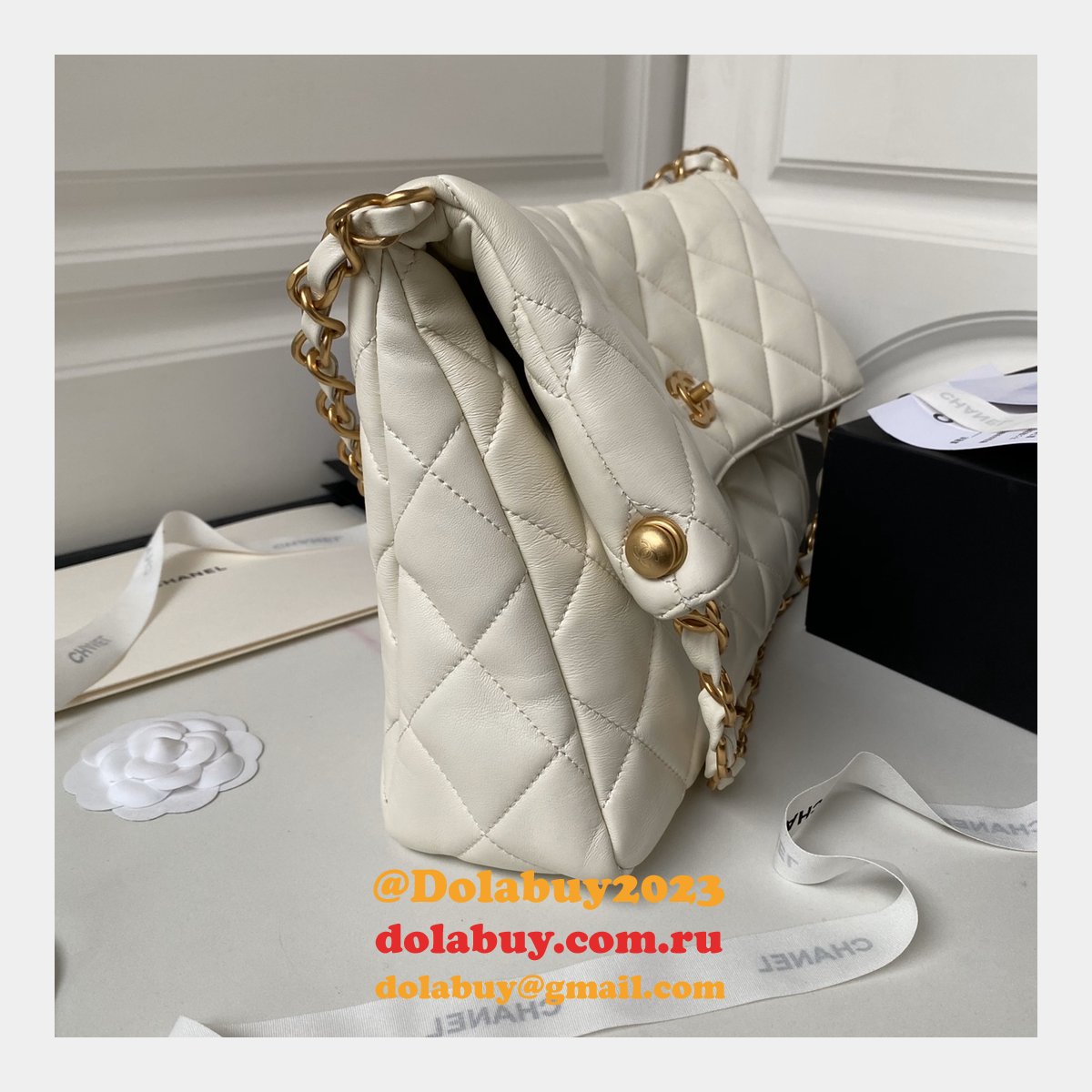 Designer Top Quality AS4777 Hobo Knockoff Black/White Bags