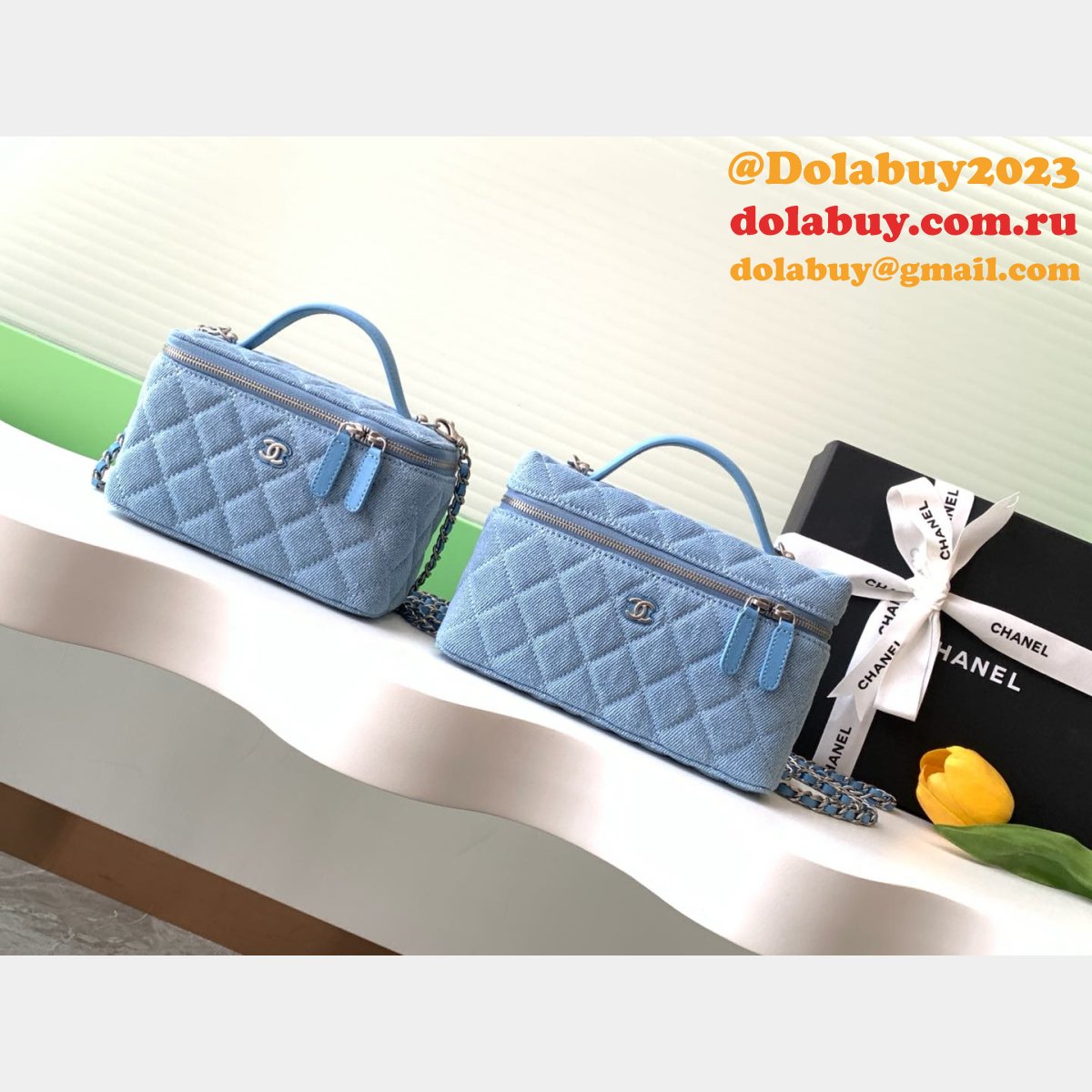 Fashion AP4407 Long Vanity With Chain Knockoff Bag