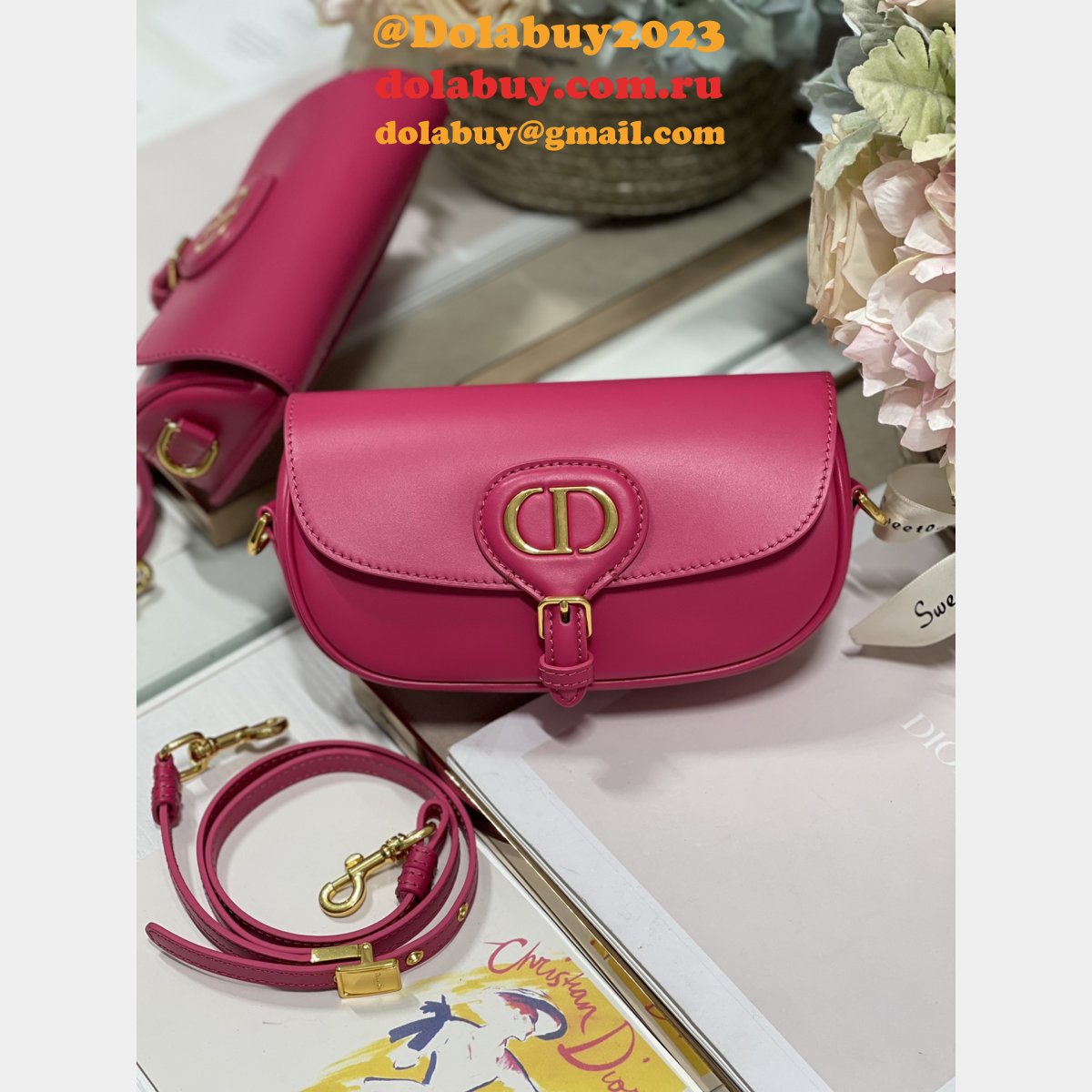 Dior Bobby East West 9327# Best Quality Replica Bag