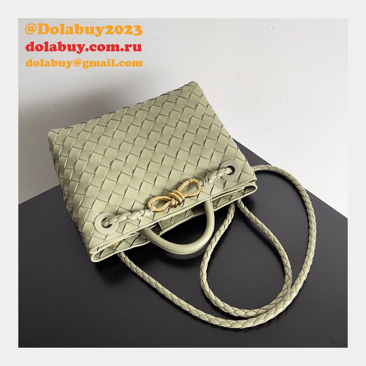 b0tte*a Ven*ta andiamo small 25cm bag leather strap
