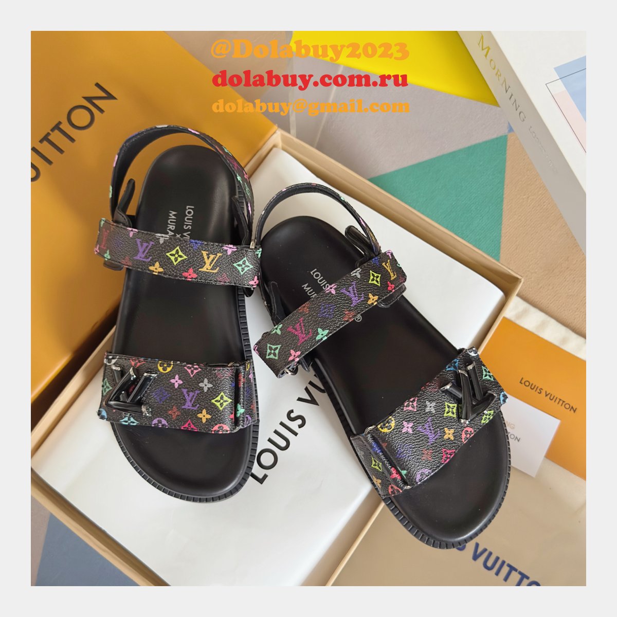 Best LV TM LV Sunset Flat Comfort Sandal