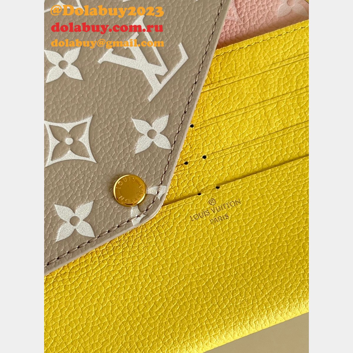 Shop Louis Vuitton Replica M81359 Félicie Pochette Monogram Empreinte Leather