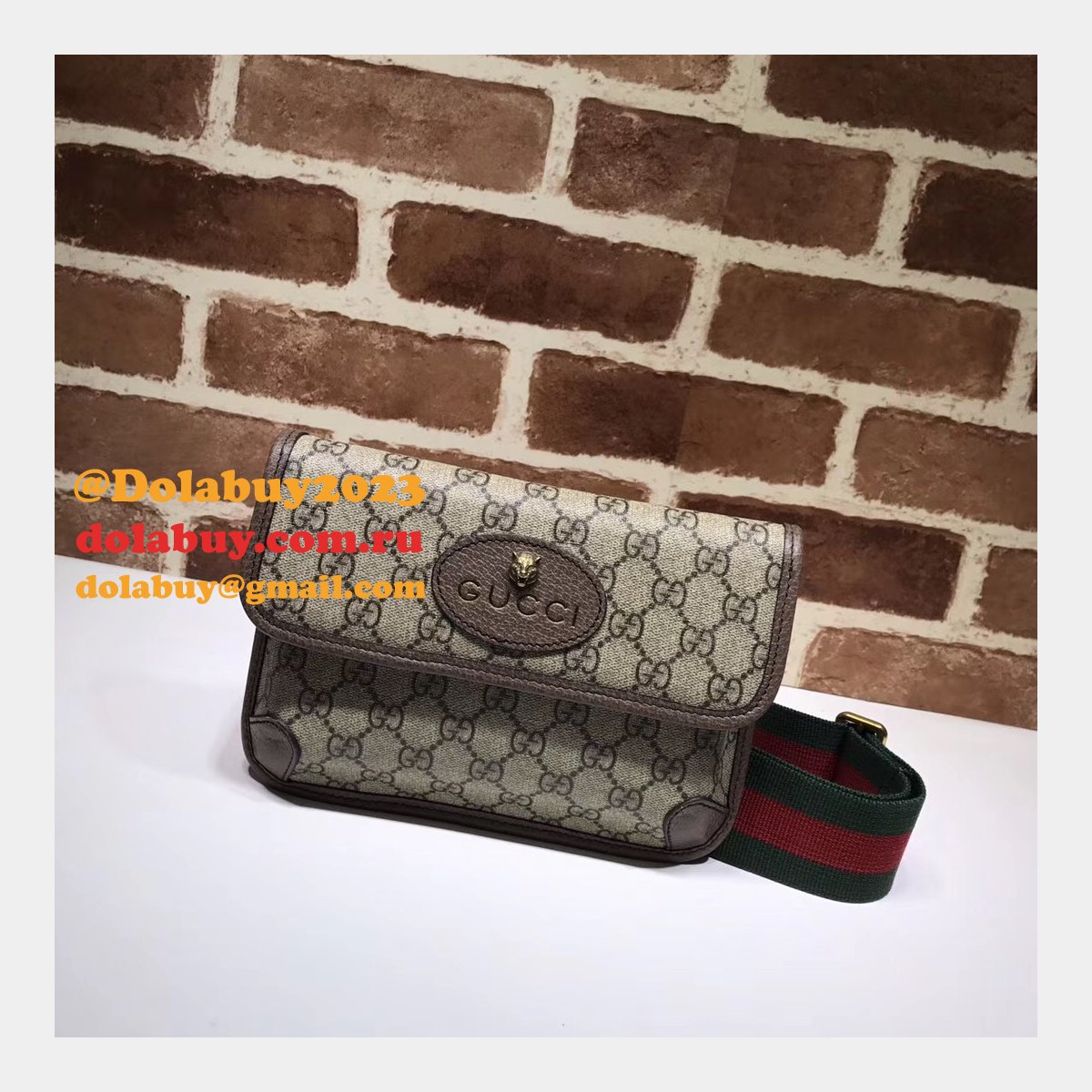 replica G*u*i gg supreme neo vintage messenger bag