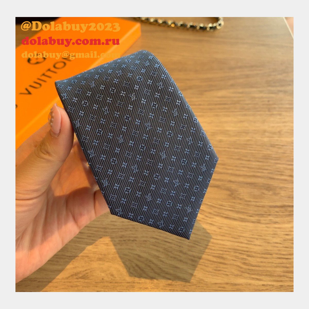 Louis Vuitton High Quality Small logo jacquard