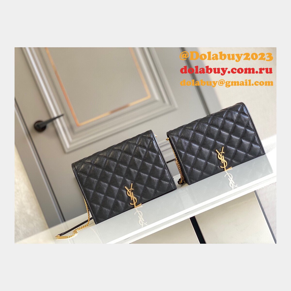 Saint Laurent Top quality Becky Large Chain Multicolor Bag