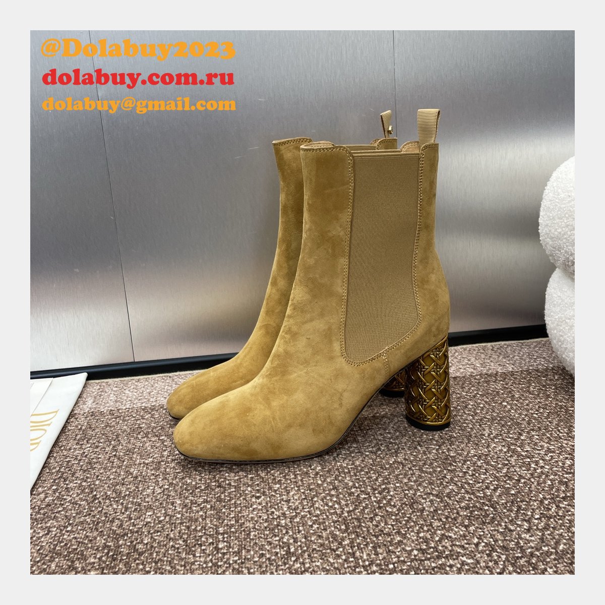 Top Quality Dior Icon Heeled Ankle Boot
