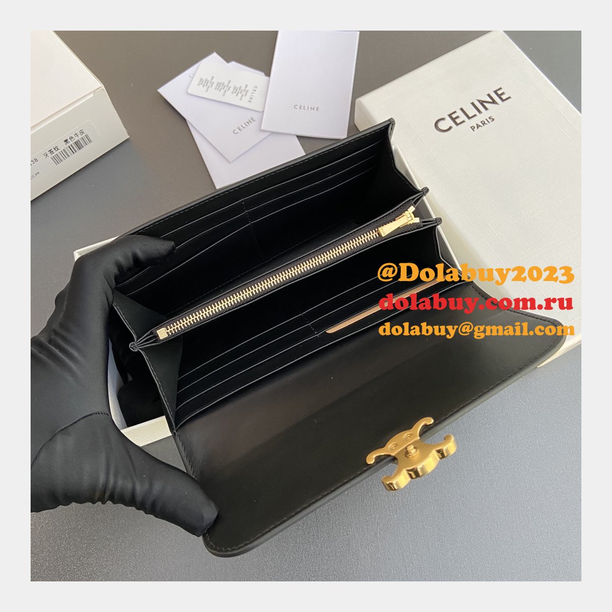 7 Star celine TRIOMPHE 1:1 Mirror wallet