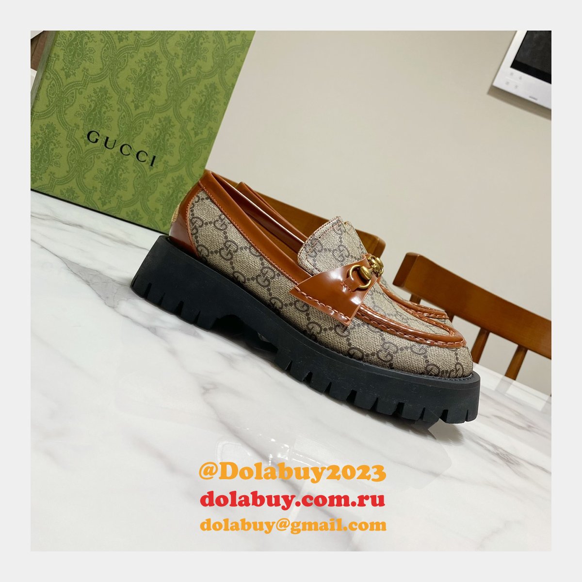 G*u*i replica loafers moccasins shop men shoes