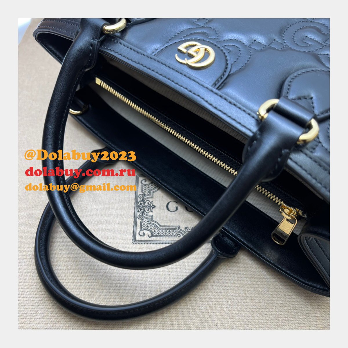 G*u*i high quality replica gg matelasse tote 7 star 728236 bag