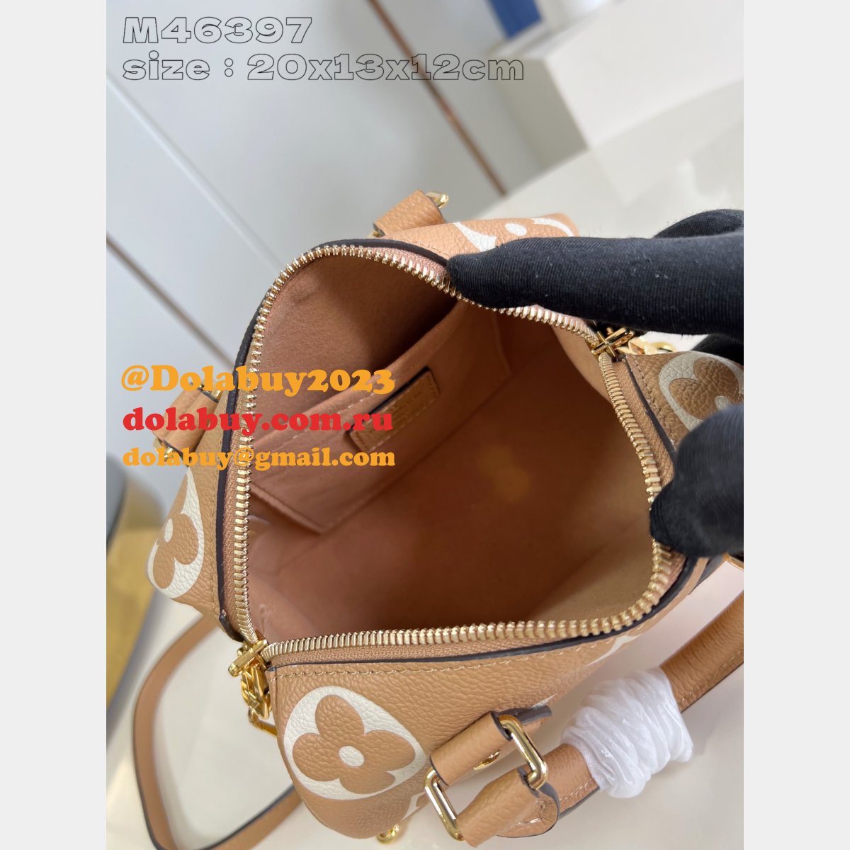 Wholesale Inspired Speedy Bandoulière 20 Louis Vuitton High Quality M46397 Bags