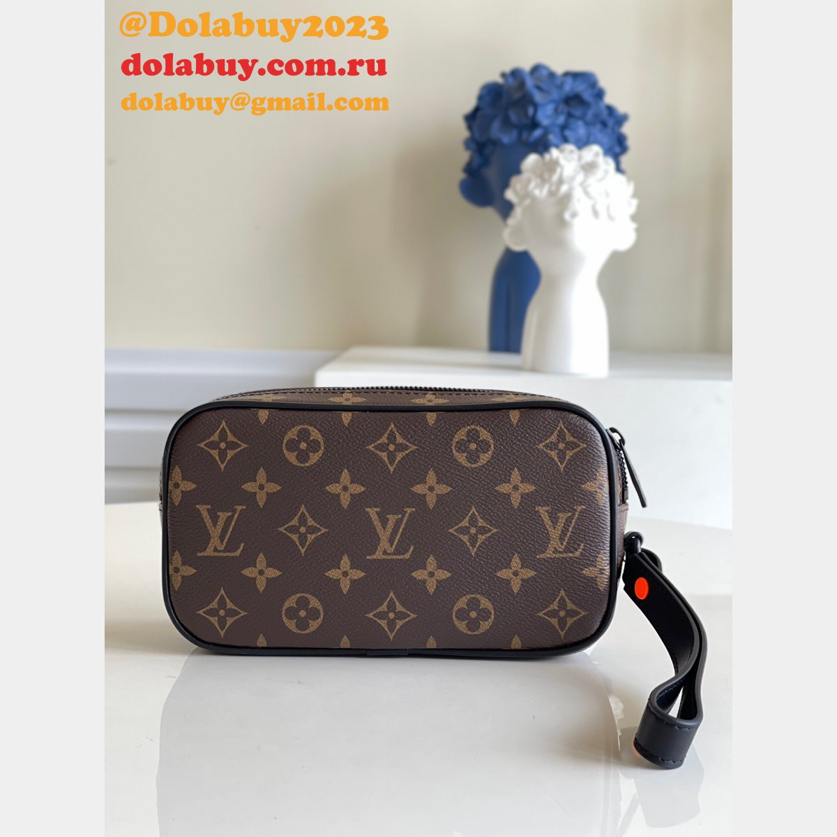 Luxury Louis Vuitton Replica M44482/M44458 Monogram Pochette Volga Bags