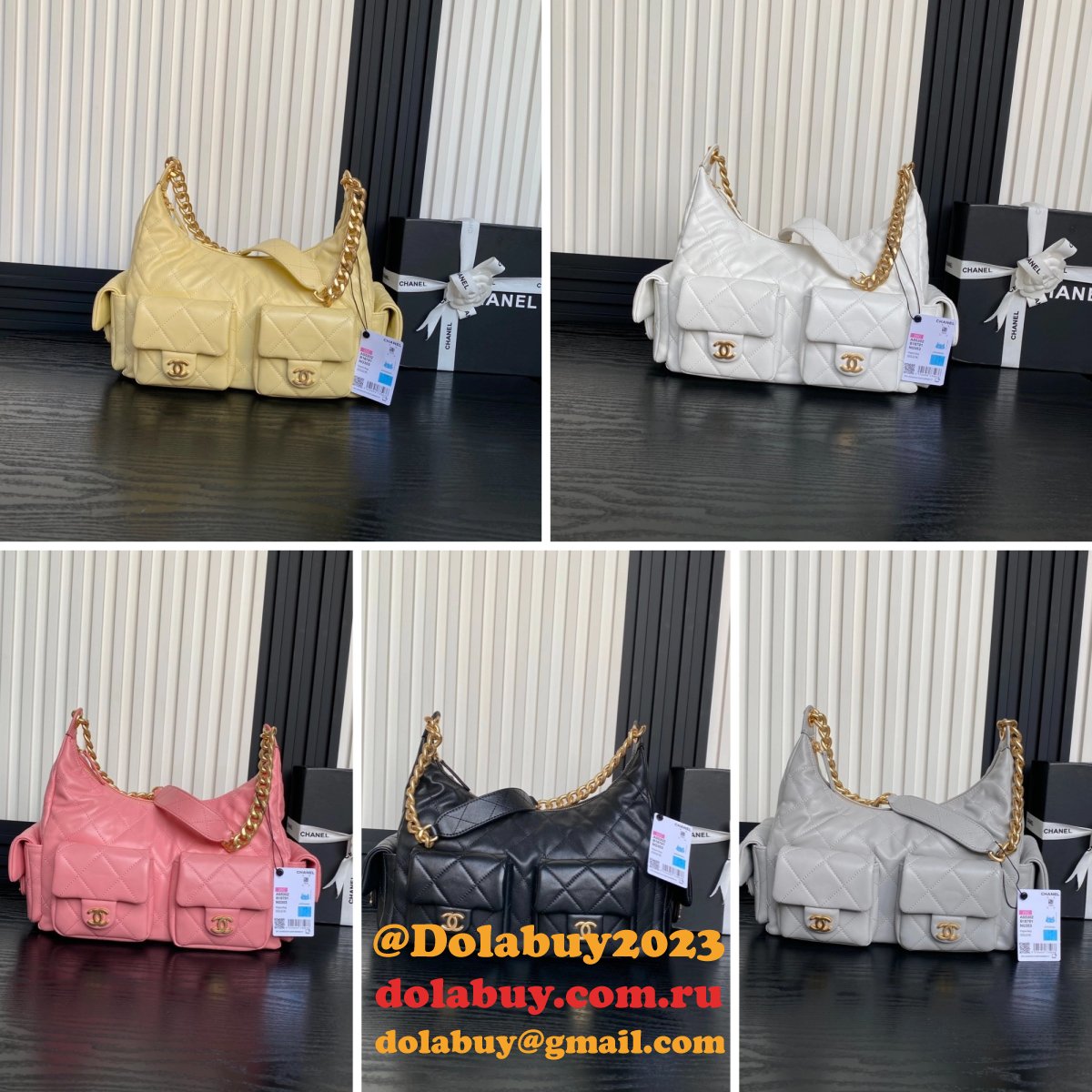 Replica Luxury AS5302 Maxi Hobo Shiny Bag