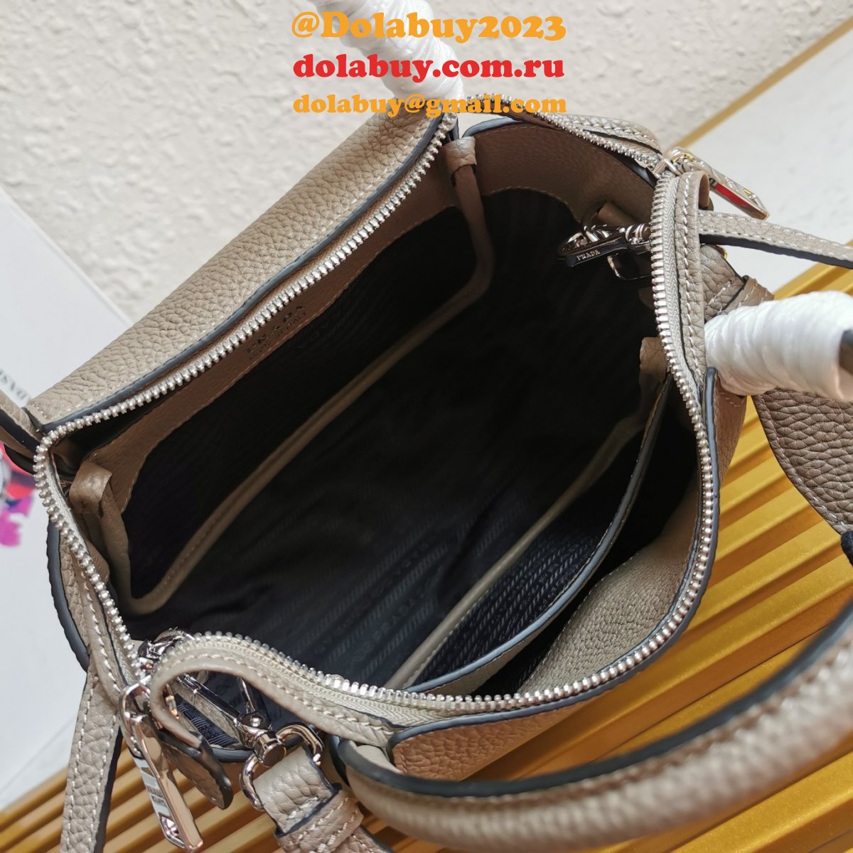Replica Prada Top Handles 1BC145 Top Quality Handbag