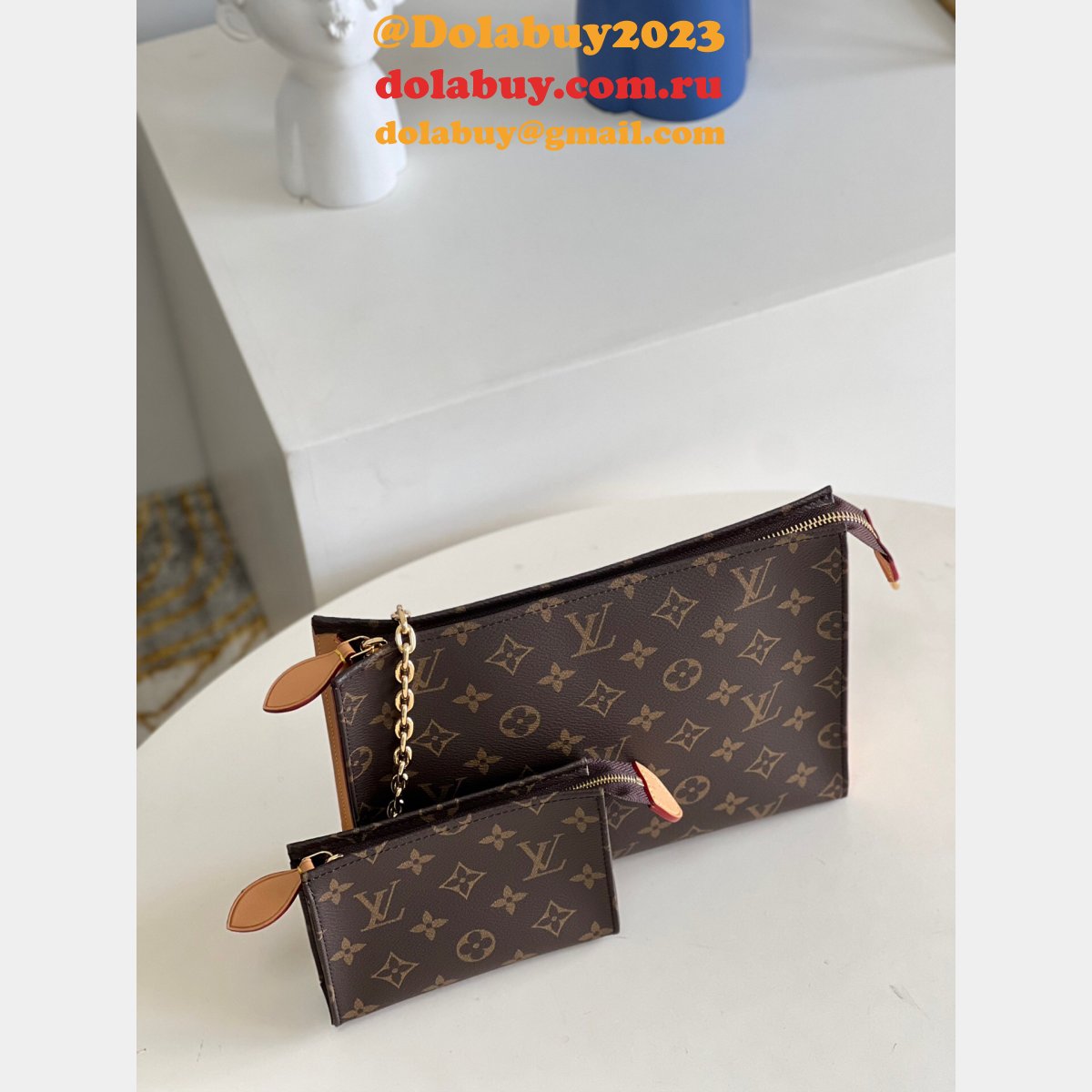 Fake Louis Vuitton 7 Star M81412 Toiletry Pouch On Chain Bag