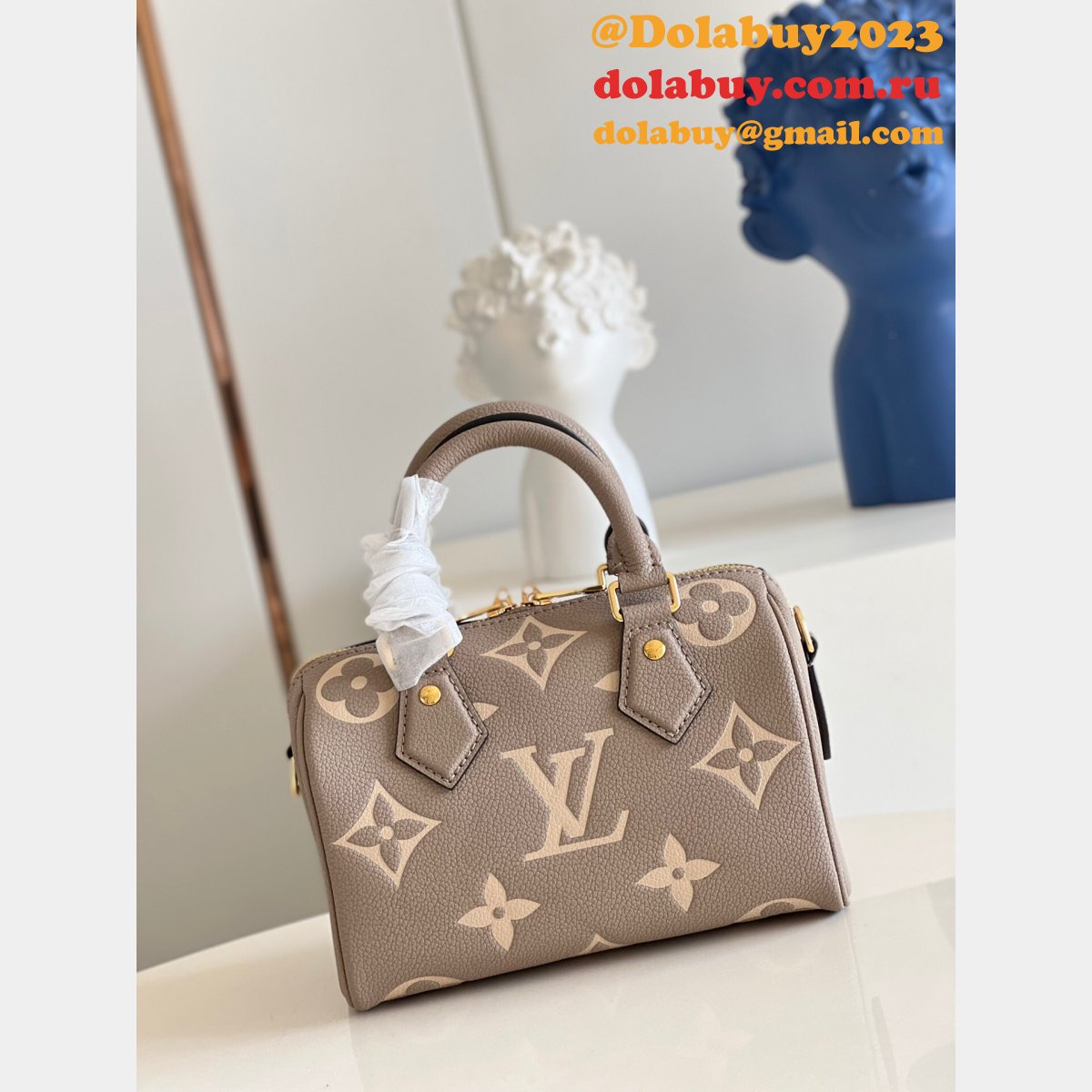 Wholesale Louis Vuitton M58953 Speedy Bandoulière 20 Monogram Empreinte Leather