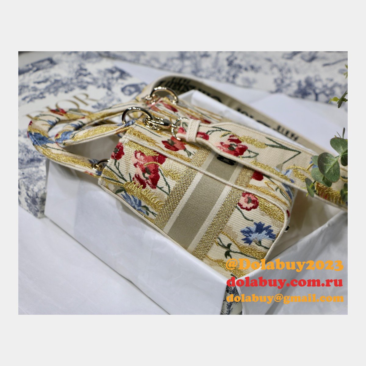 High Quality lady dior 24cm Christian bag replica sale online