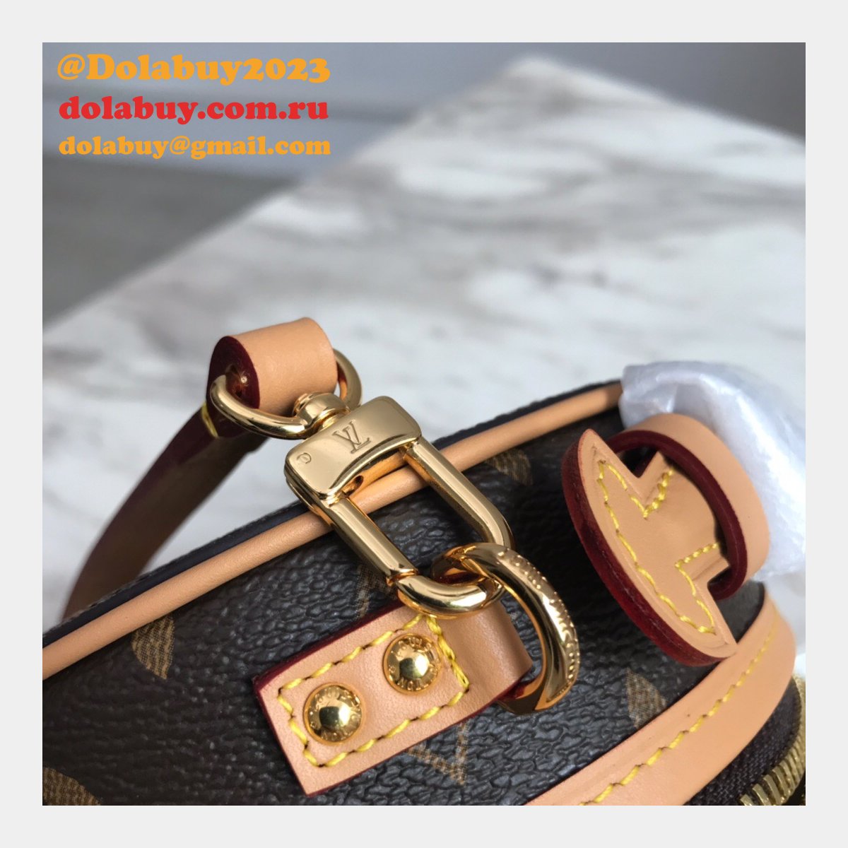 Louis Vuitton AAA+ Mini Boite Chapeau Monogram M44699 Brown MINI