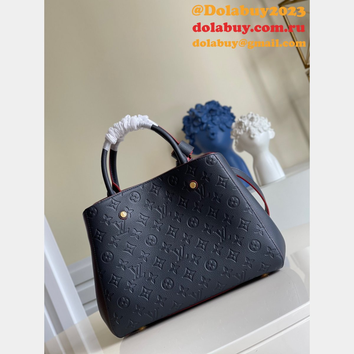 Louis Vuitton Top Quality M41048/M42746/M44931 Montaigne MM Monogram Empreinte Leather