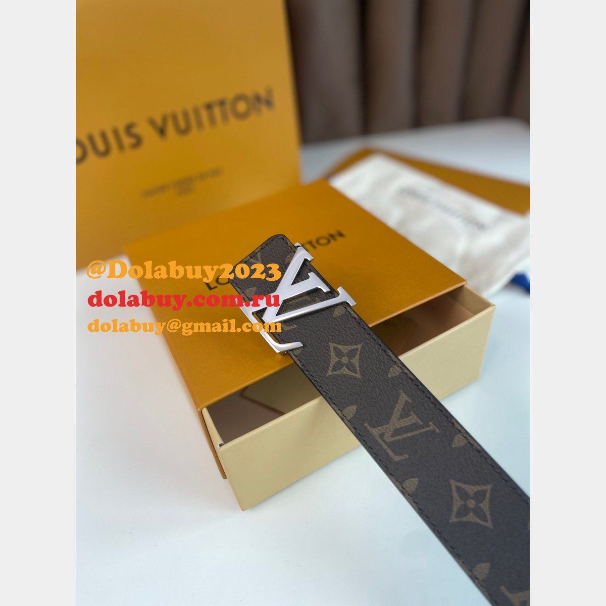 Wholesale Top Louis Vuitton Designer Belts 40MM