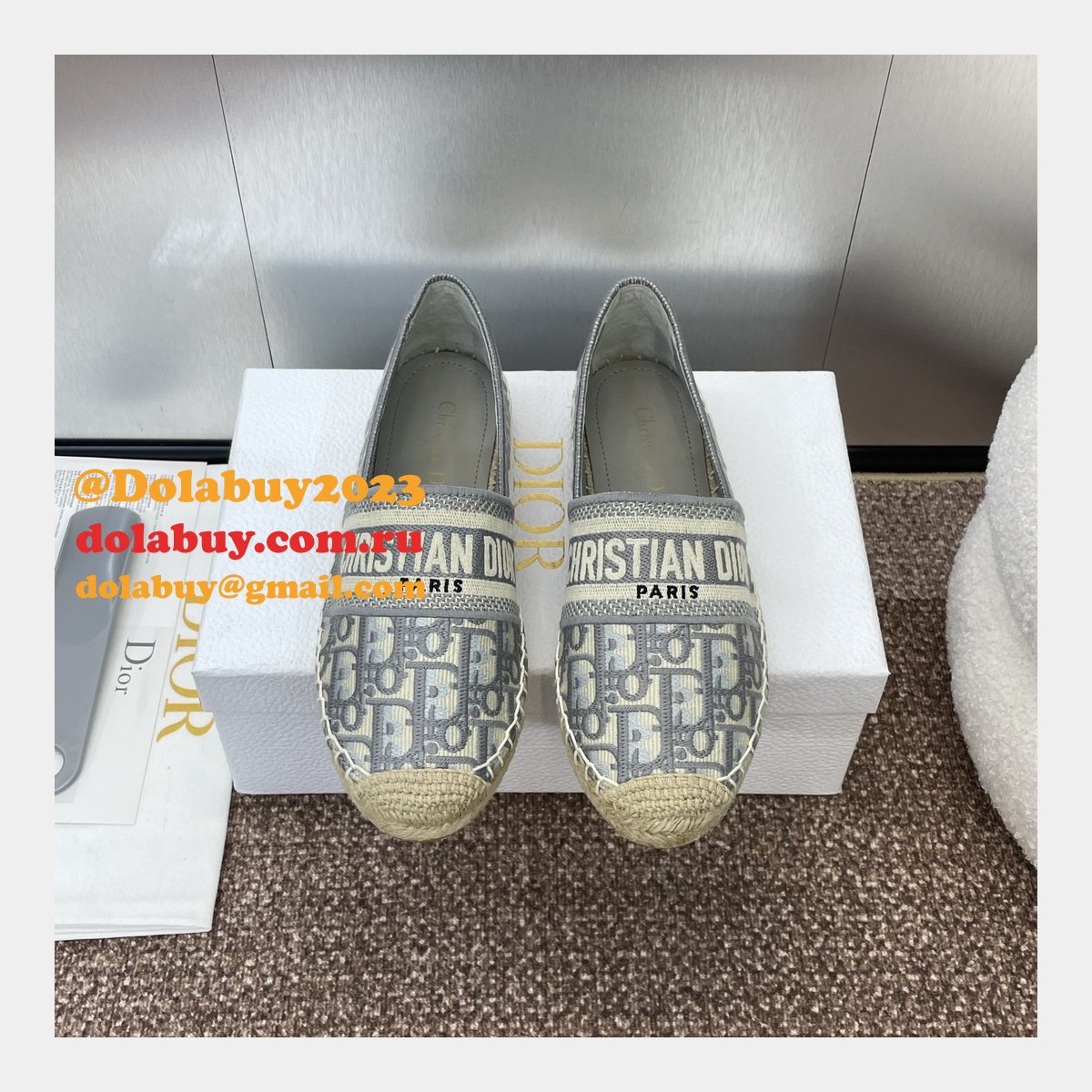 Wholesale Fashion Dior Granville Espadrille