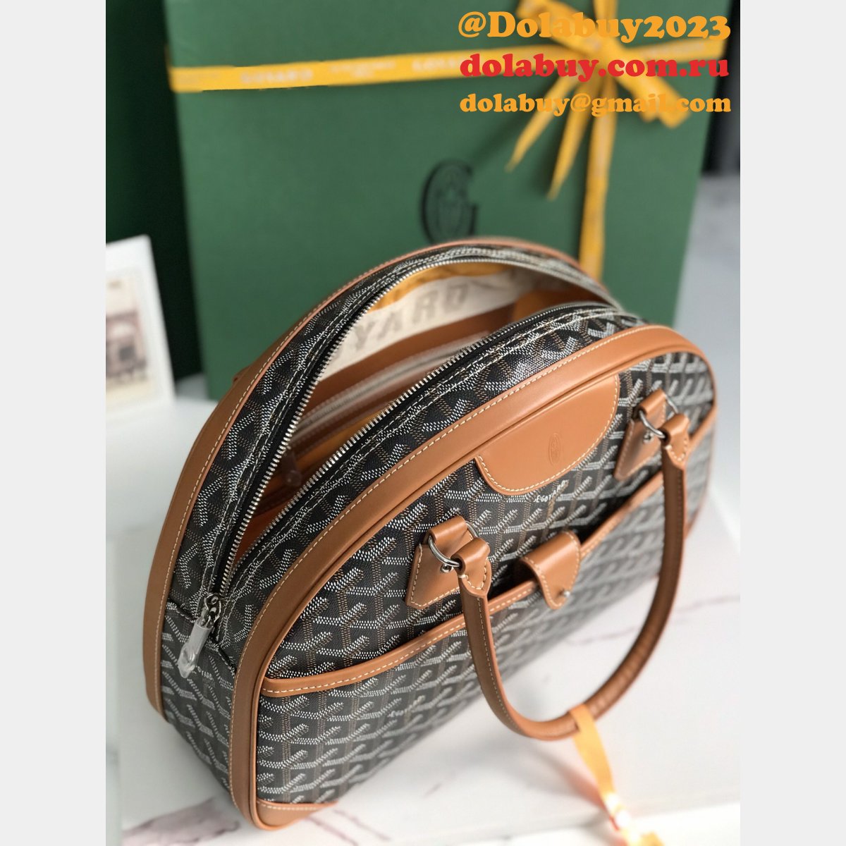 High Quality Goyard Copy Bags Vintage Goyardine 020299 Sale
