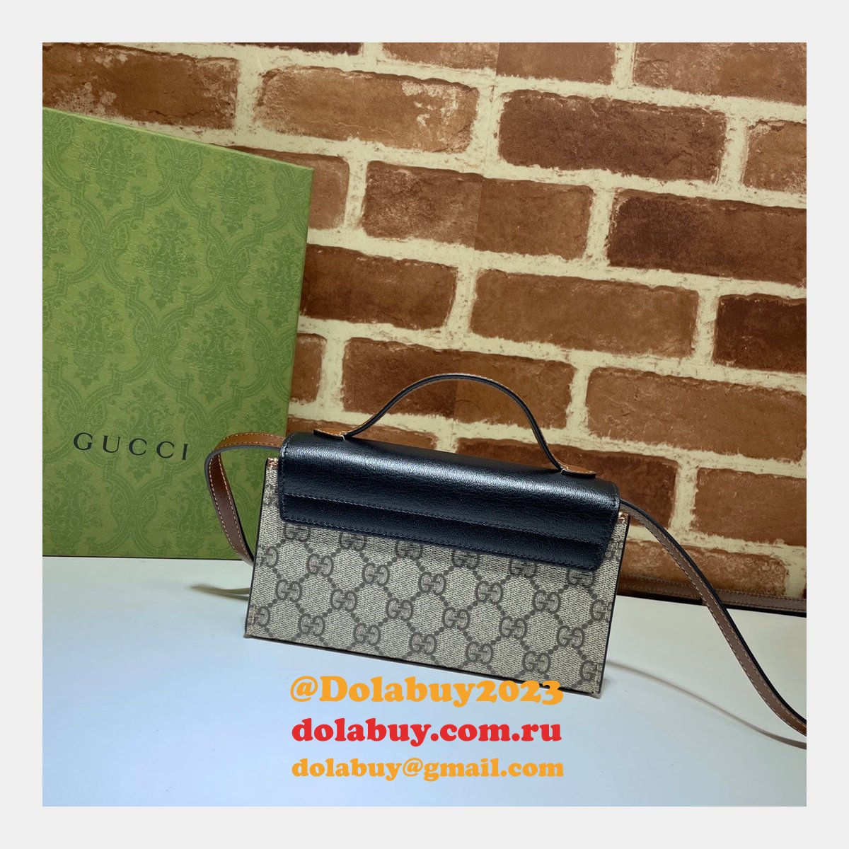 G*u*i replica 7 star 652683 padlock mini bag gg supreme cheap