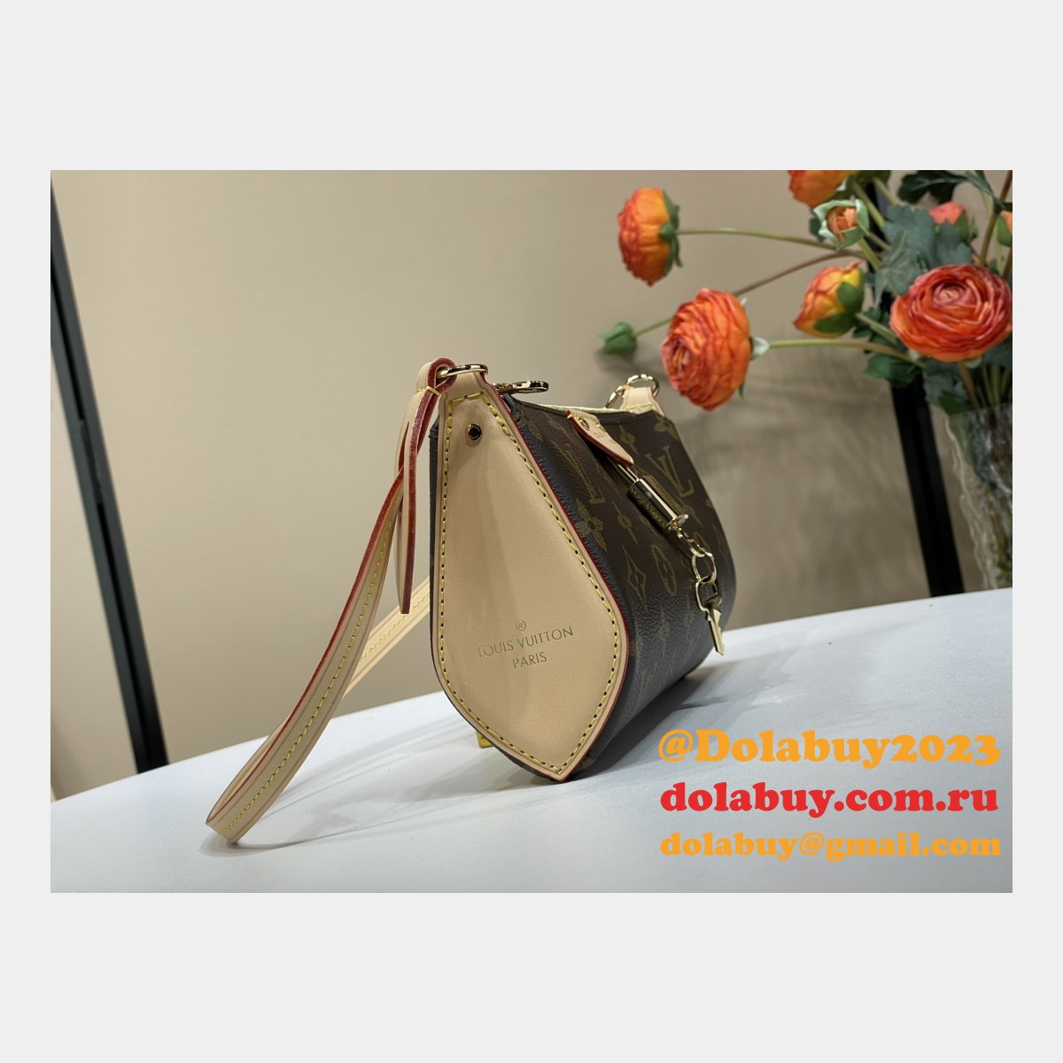 Goods Shop Louis Vuitton Replica Pochette Tirette Monogram M47123 Bag