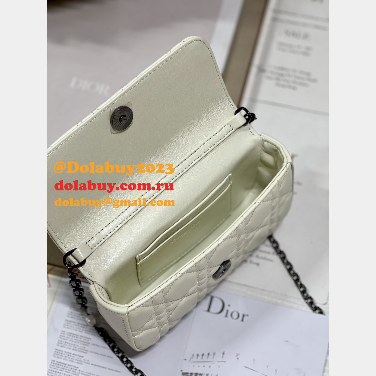 Cheap Lady Replica Designer Christian Dior Phone Pouch 0977 Bag