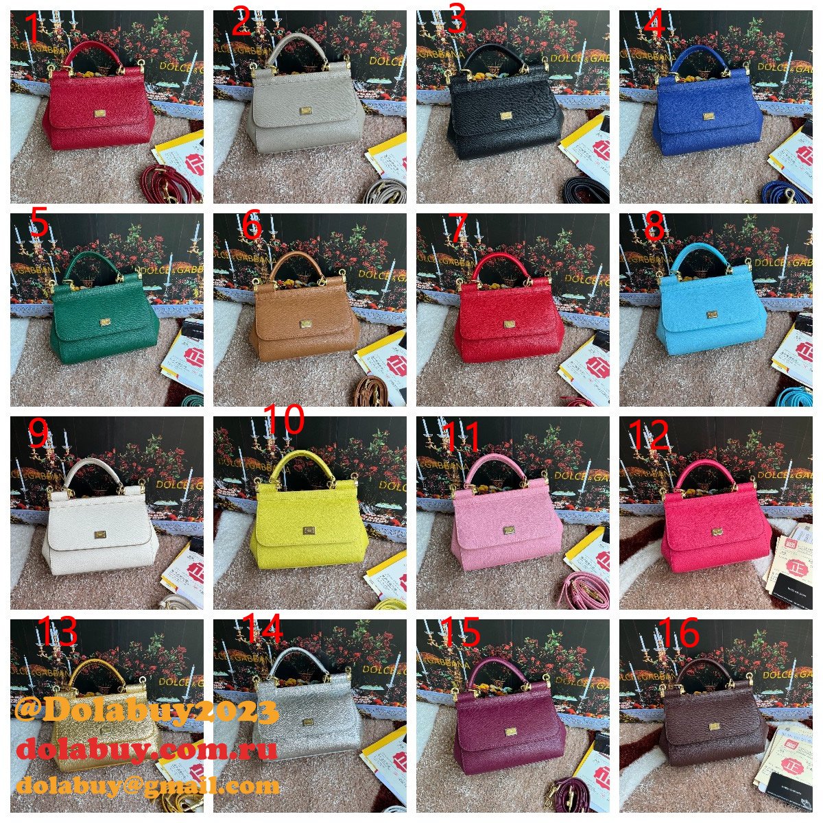 Dolce & Gabbana High Quality Replica 4135 Sicily Bag