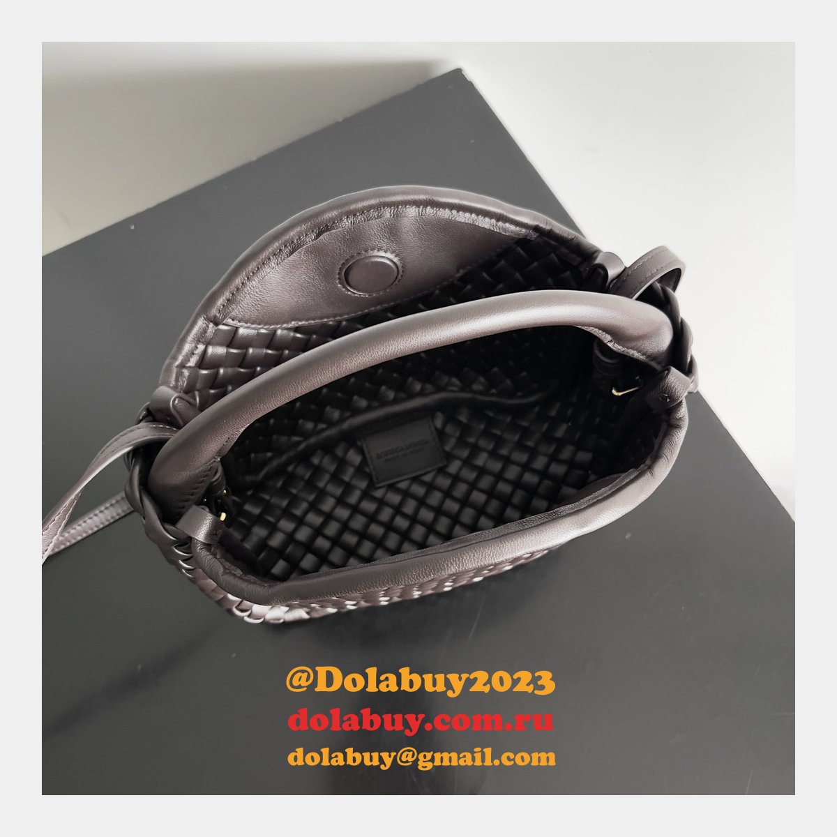 new b0tte*a Ven*ta cobble top handle bag