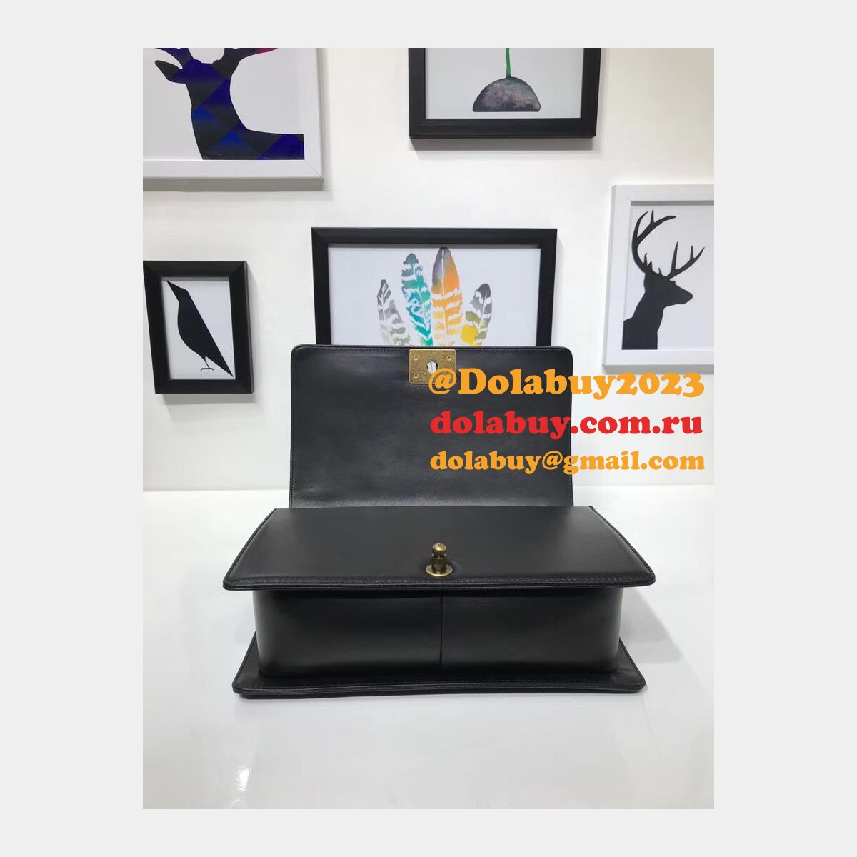 Fake CC Le Boy Cheap Mall High Quality Bags Lambskin 28cm