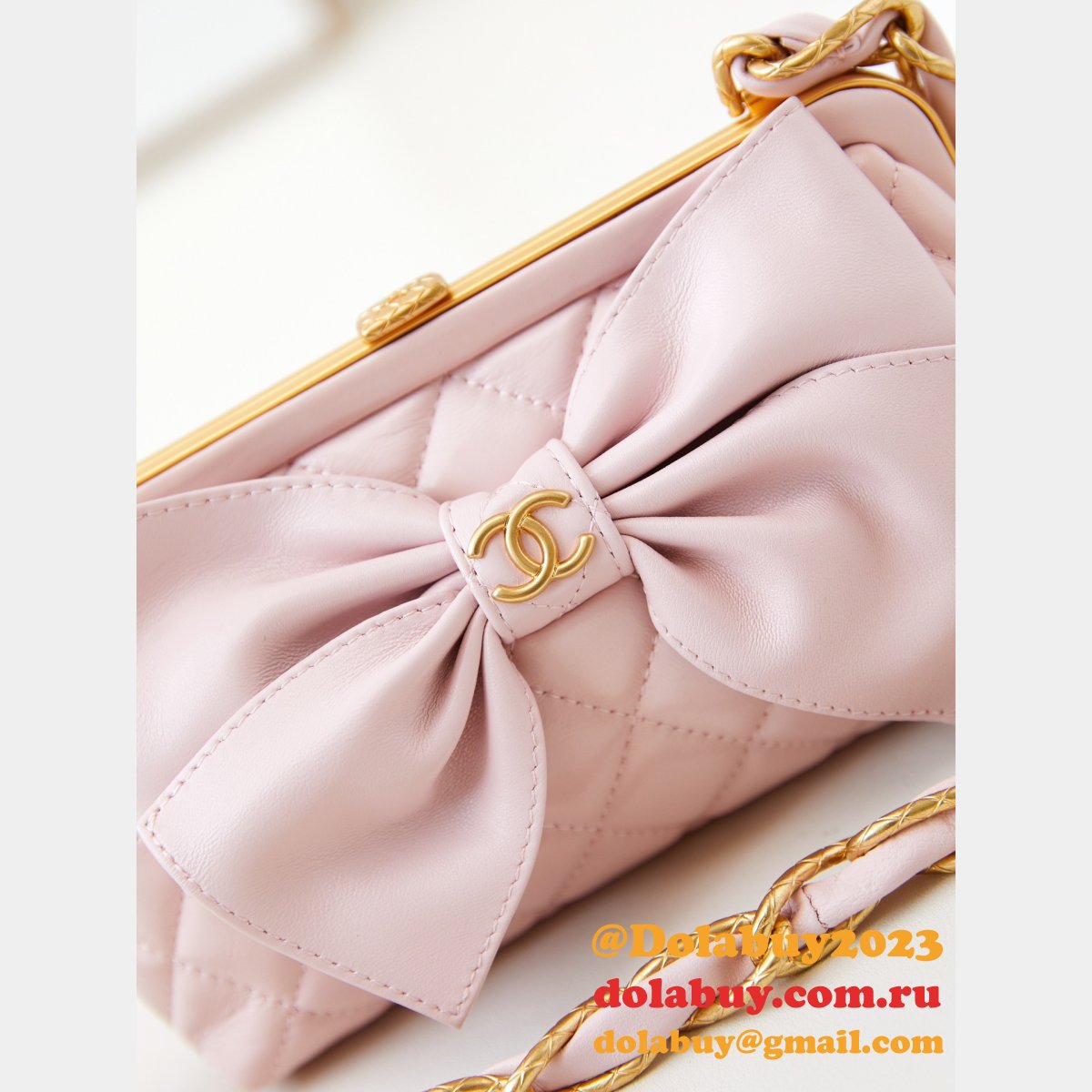 Luxury Designer AP4027 Replica Bow Frog Bag