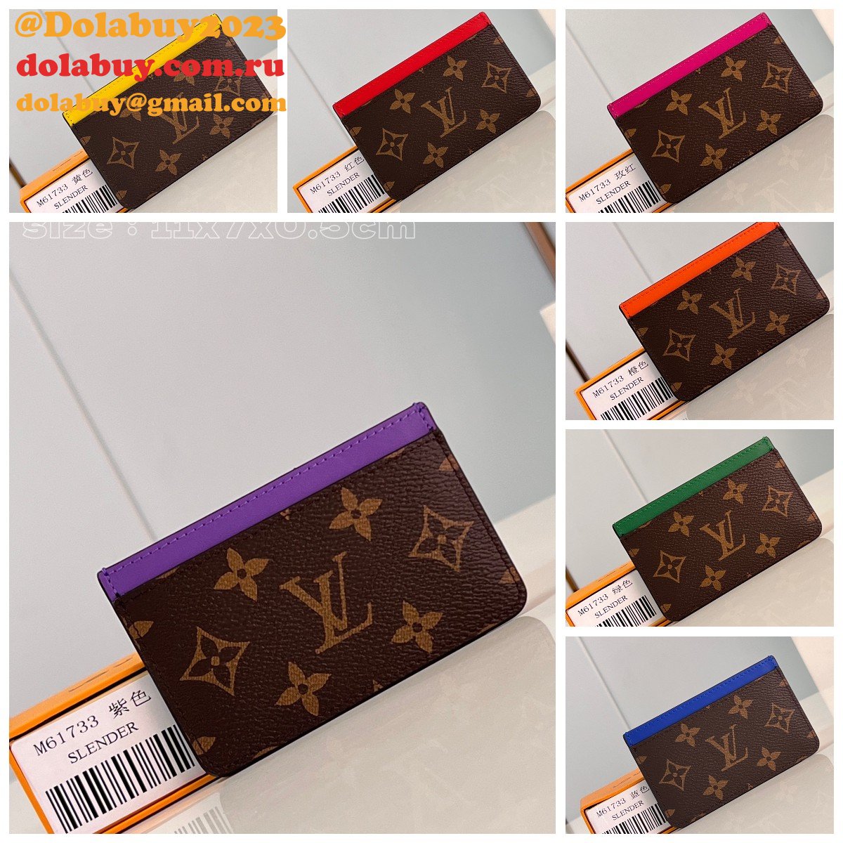 Card Holder M61733 1:1 Mirror Louis Vuitton Copy Bag