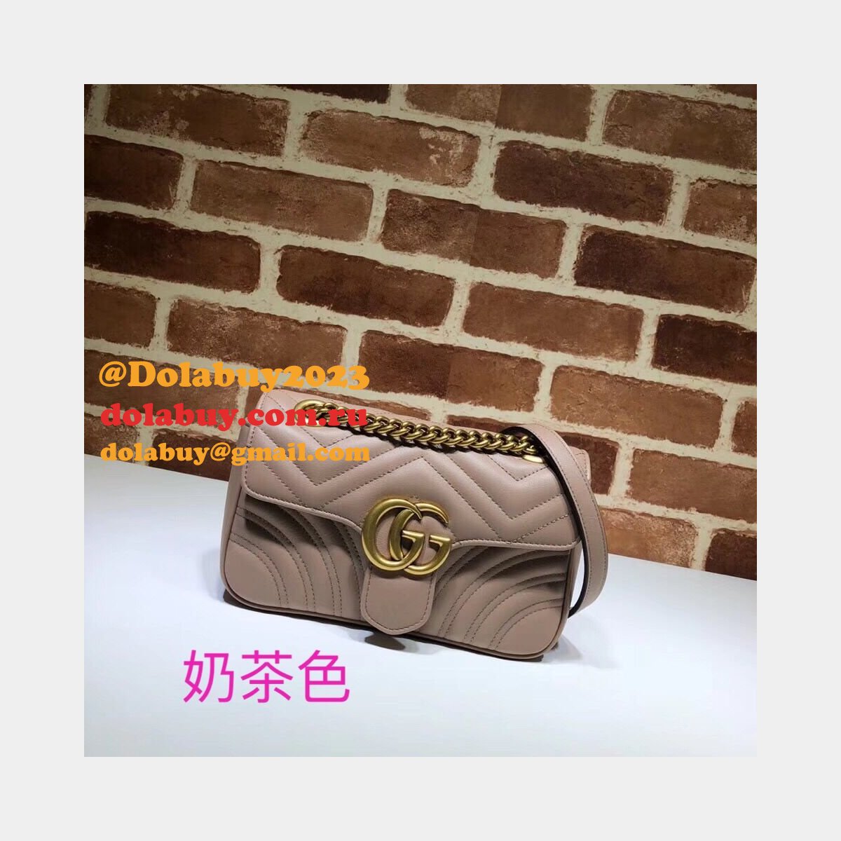 High Quality Replica 446744 MARMONT SMALL GG HANDBAG