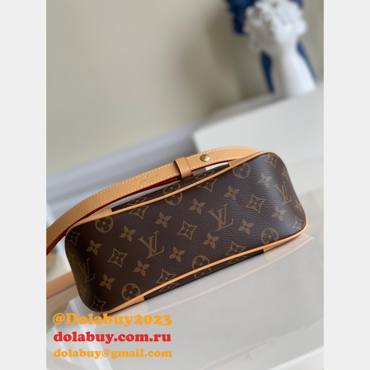 Knockoff Louis Vuitton From china M45832/M45831 Boulogne Monogram Canvas Bag