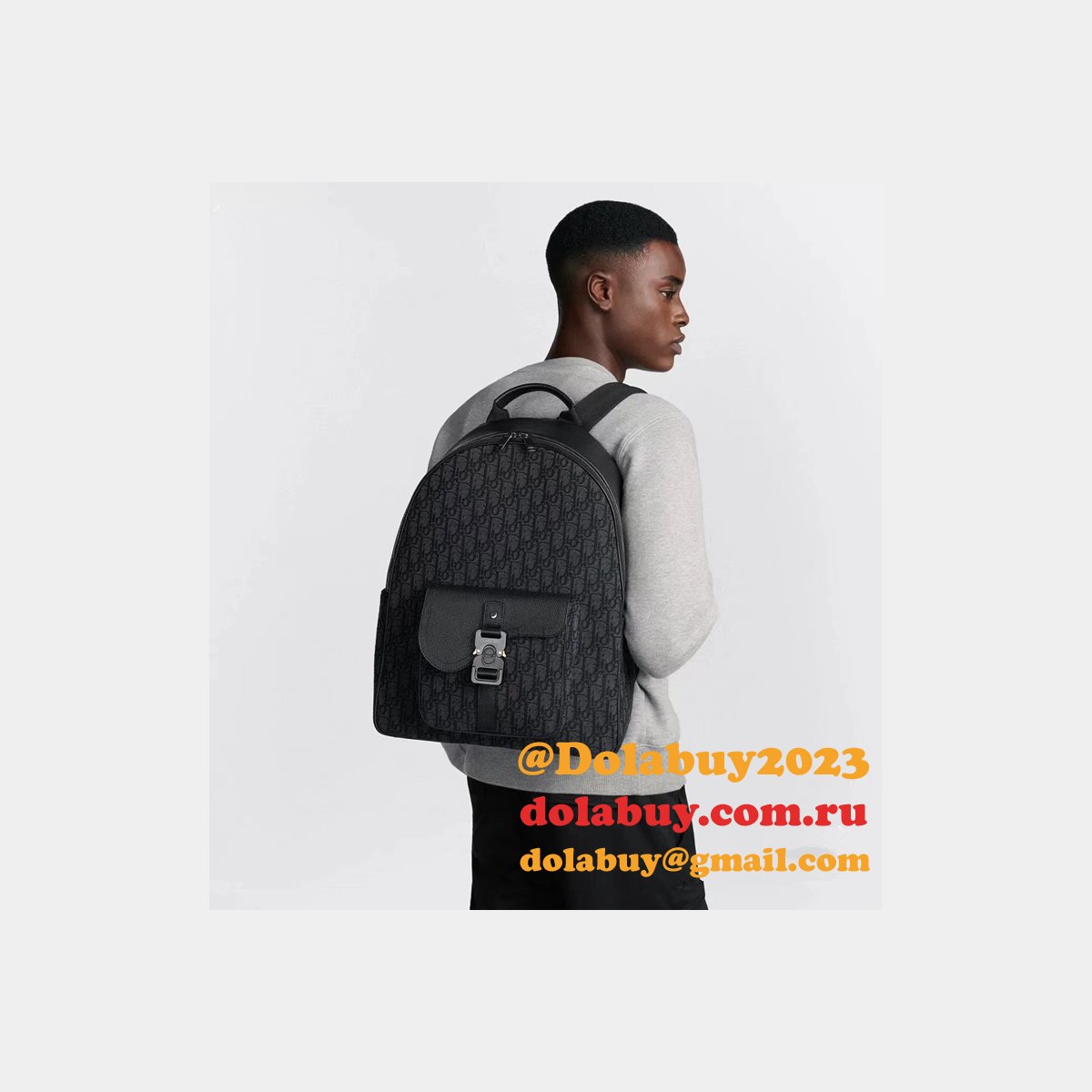 Best Replica Dior Saddle Zip Backpack