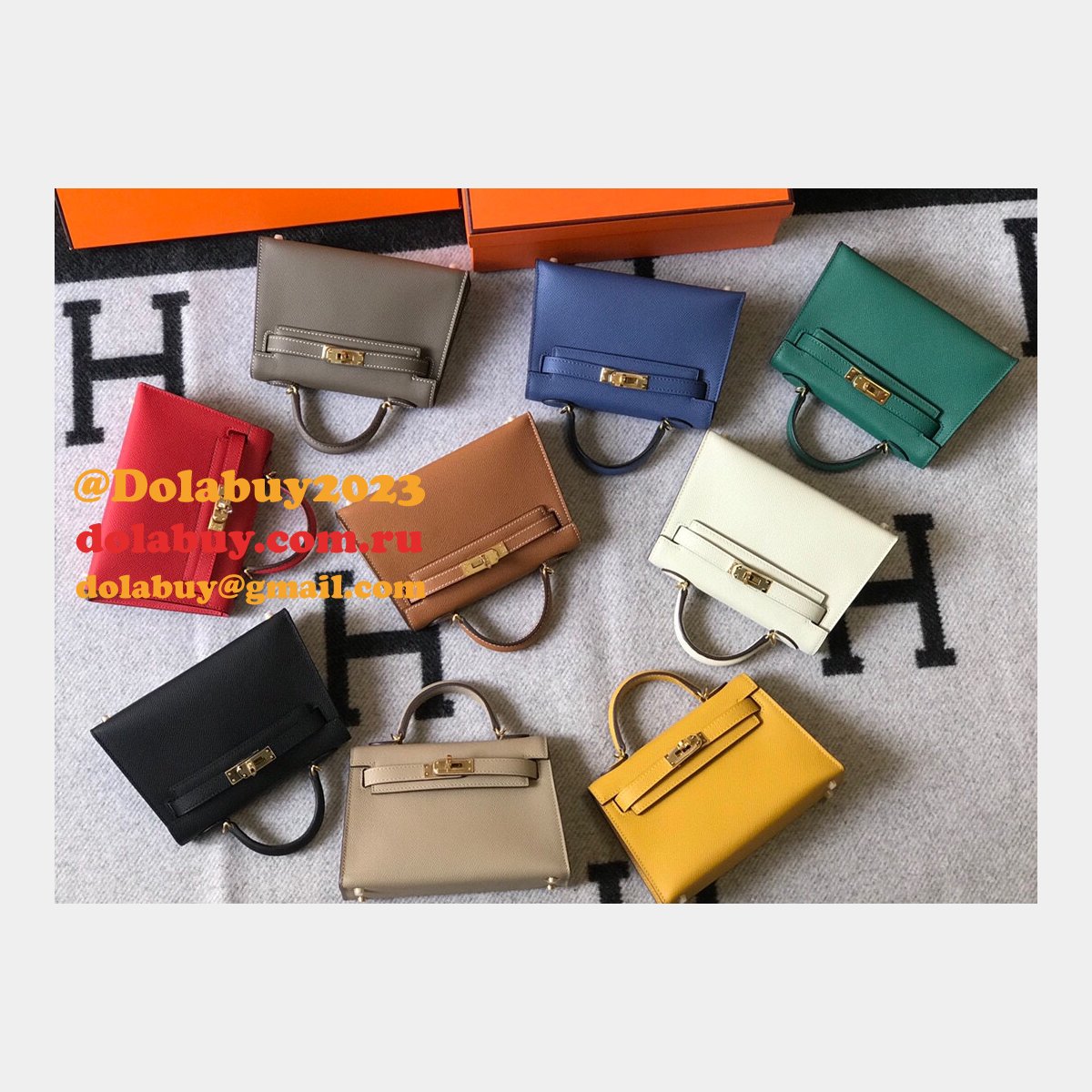 Buy Designer Best Replica Hermes Kelly 19CM Mini Bags Online