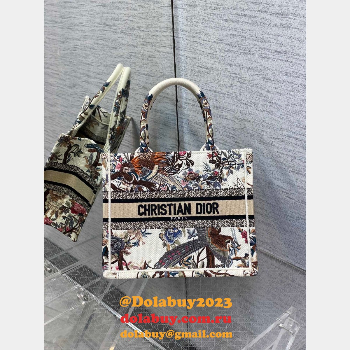 Buy Replica Dior Luxury Bags Accessories CD Book Tote Online