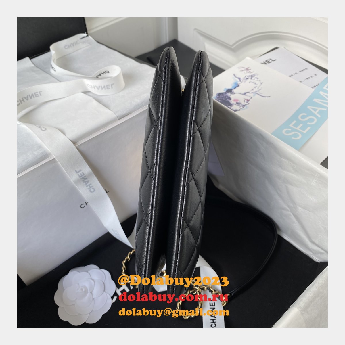 Shop Duplicate High Quality 2024 Cruise Shoulder Black AS4596 Bag