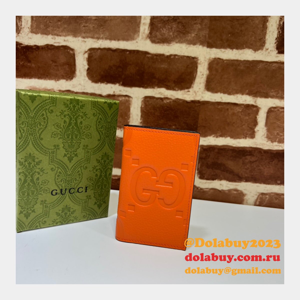 best G*u*i luxury 739478 jumbo gg card case wallets