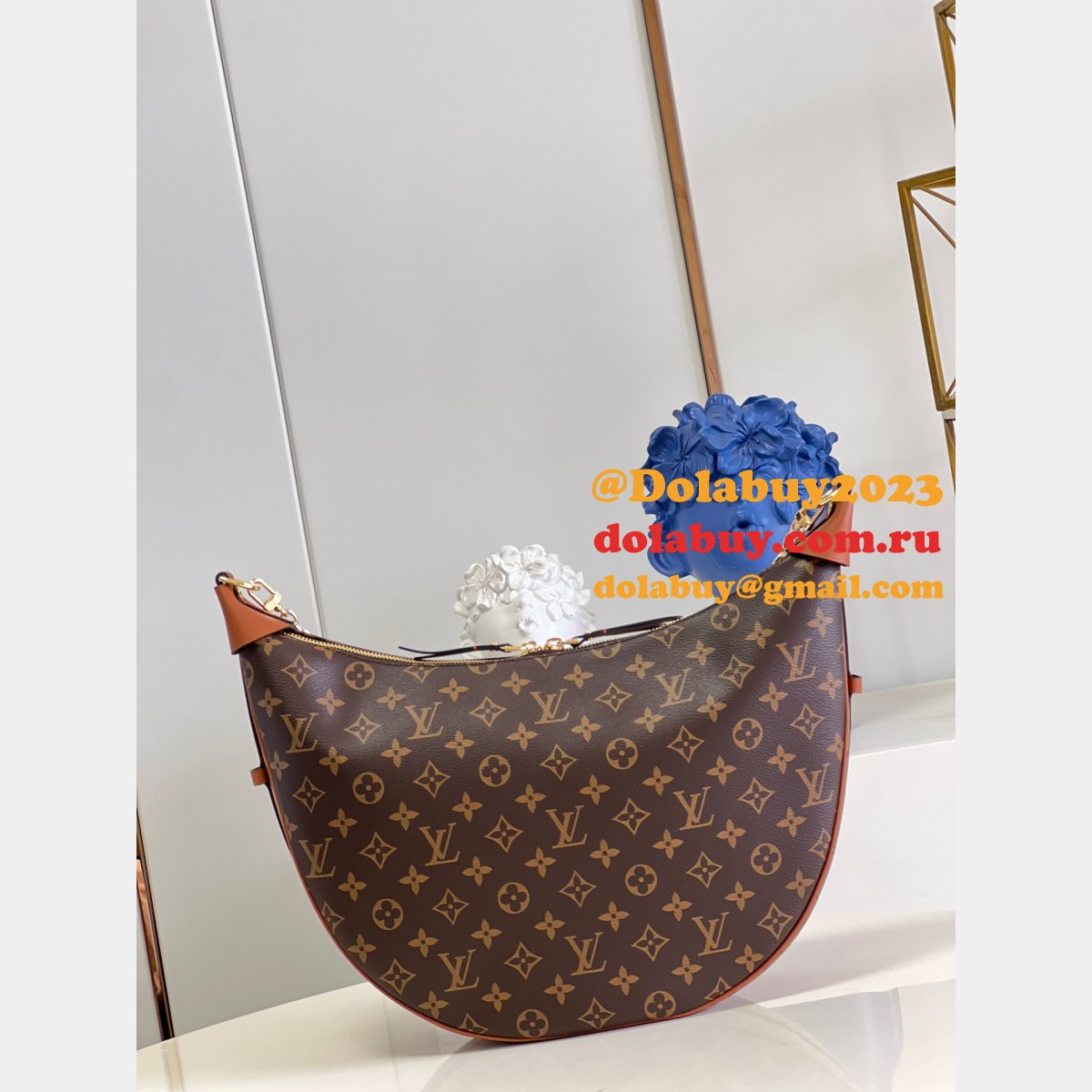 Louis Vuitton Best Monogram Loop Hobo M46311 Leather Goods