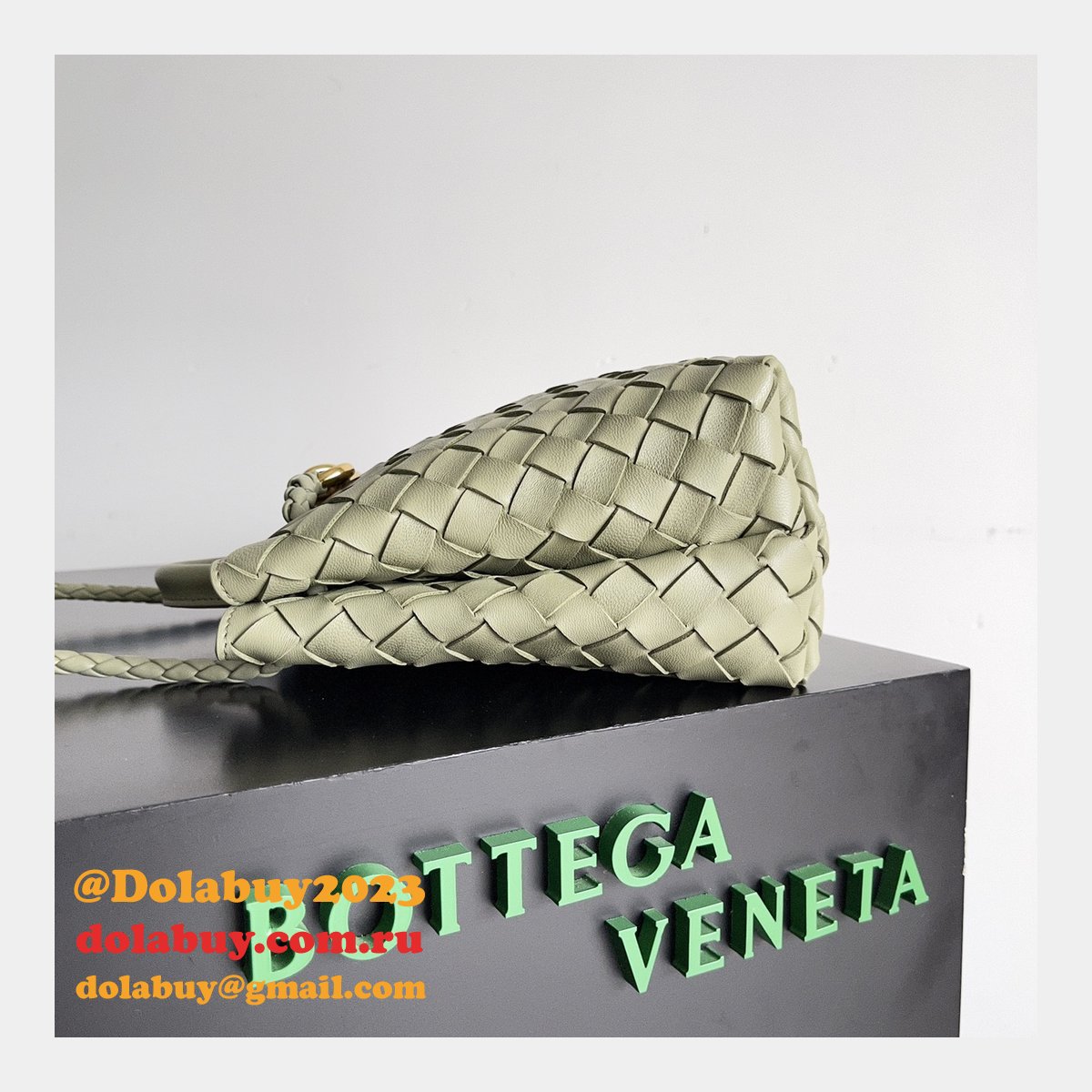 b0tte*a Ven*ta andiamo small 25cm bag leather strap