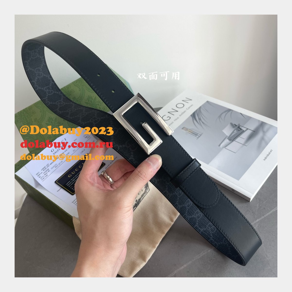 AAA+ Luxury GG 35mm Knockoff belt