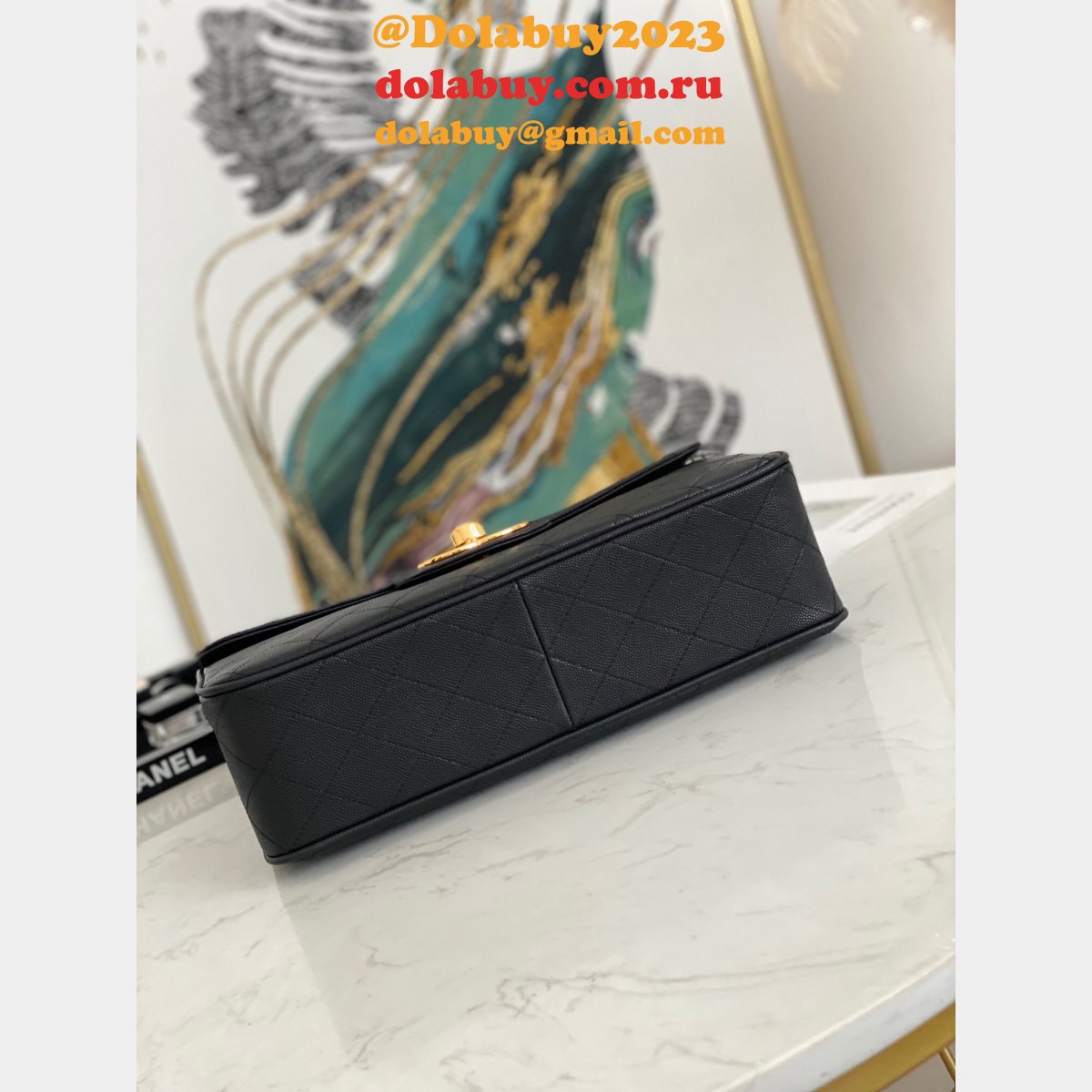 7 Star Site For Replica CC CF Black Bags Sale China