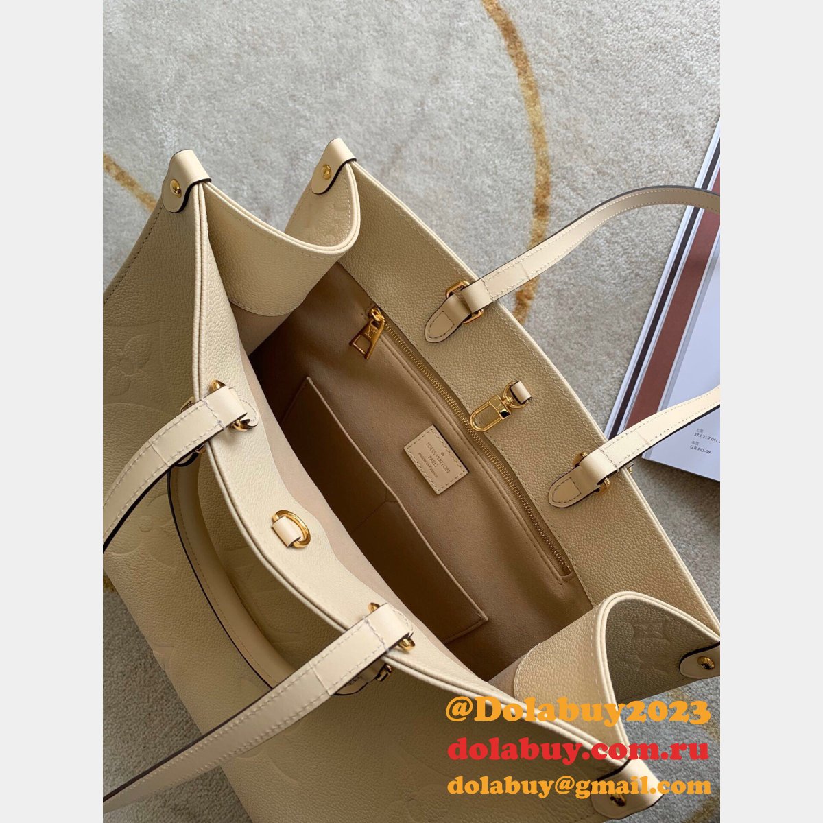 Louis Vuitton M45595 Onthego MM Monogram Empreinte Replicas Bag