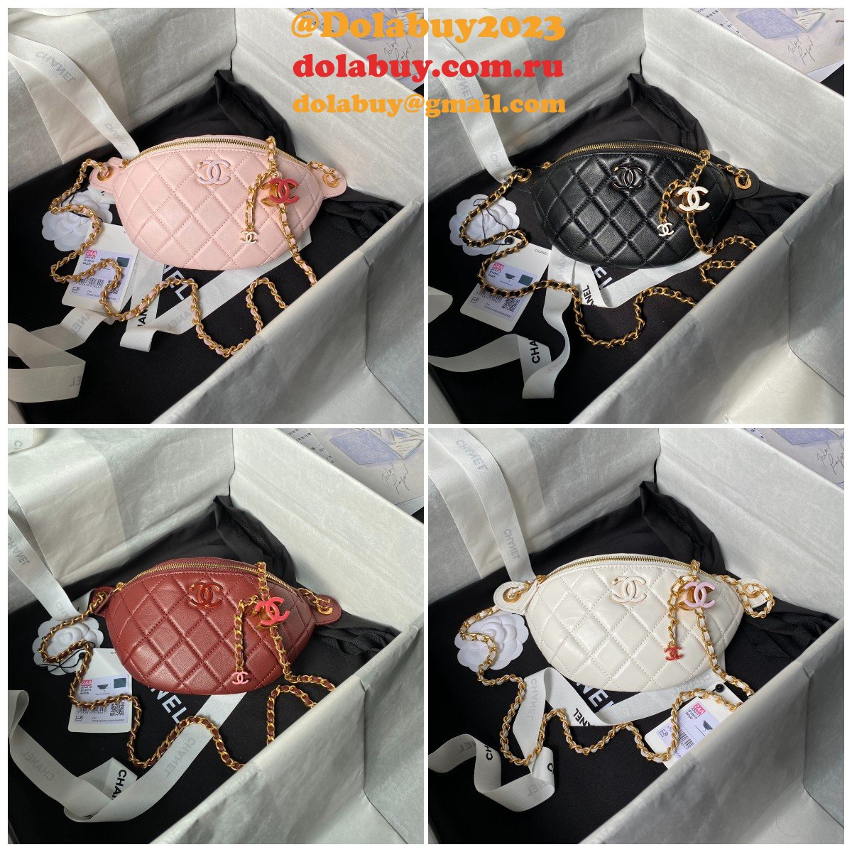 Inspired Top Quality AS4113 Waist Shoulder Chain Bags