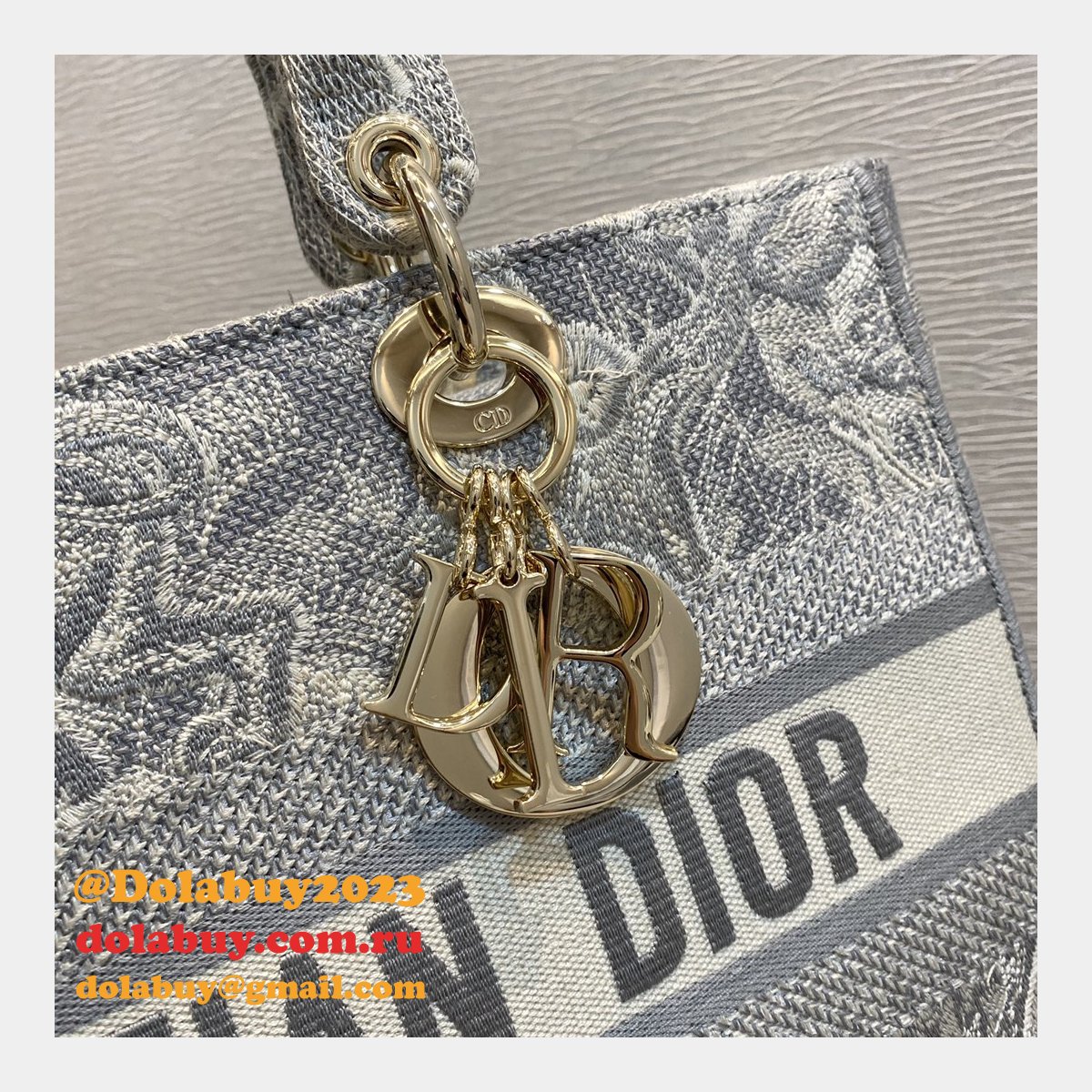 UK 1:1 Mirror High Quality Replica Lady Dior 32cm Bag